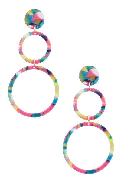 Ring Drop Earrings