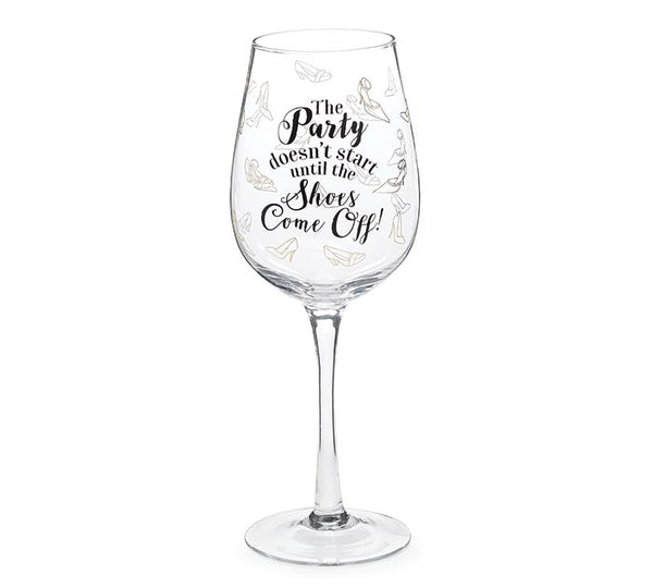PARTY/SHOES WINE GLASS