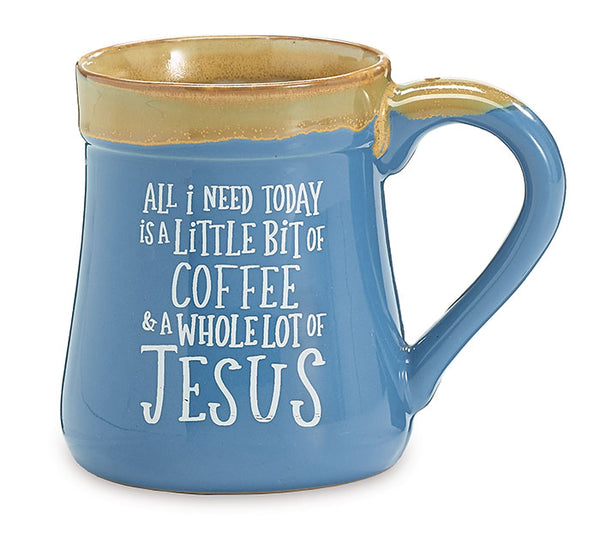 A LITTLE COFFEE A LOT OF JESUS MUG