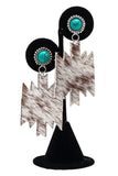 CUT PATTERN DROP EARRING