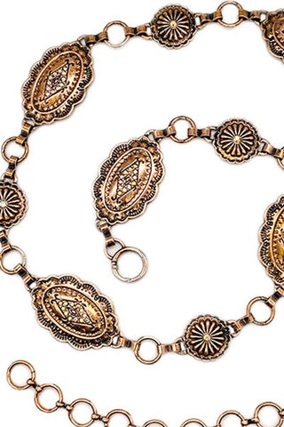 CONCHO AZTEC CHAIN BELT