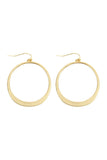 OPEN CIRCLE DROP EARRINGS
