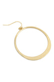 OPEN CIRCLE DROP EARRINGS