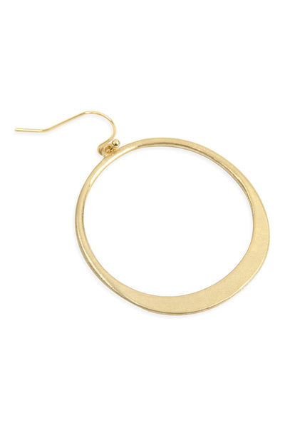 OPEN CIRCLE DROP EARRINGS
