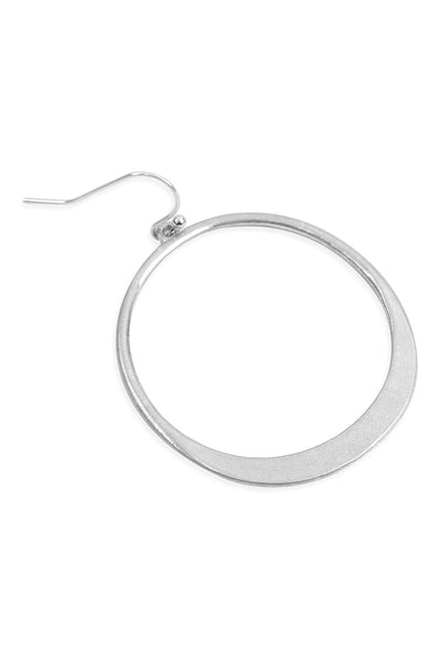OPEN CIRCLE DROP EARRINGS