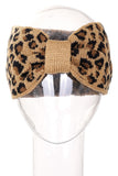 Leopard Knitted Headwrap