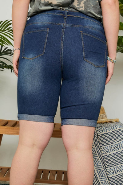 "Curvy Island" Bermuda Shorts