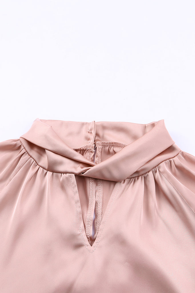 HYKE TWIST SATIN BLOUSE AW22