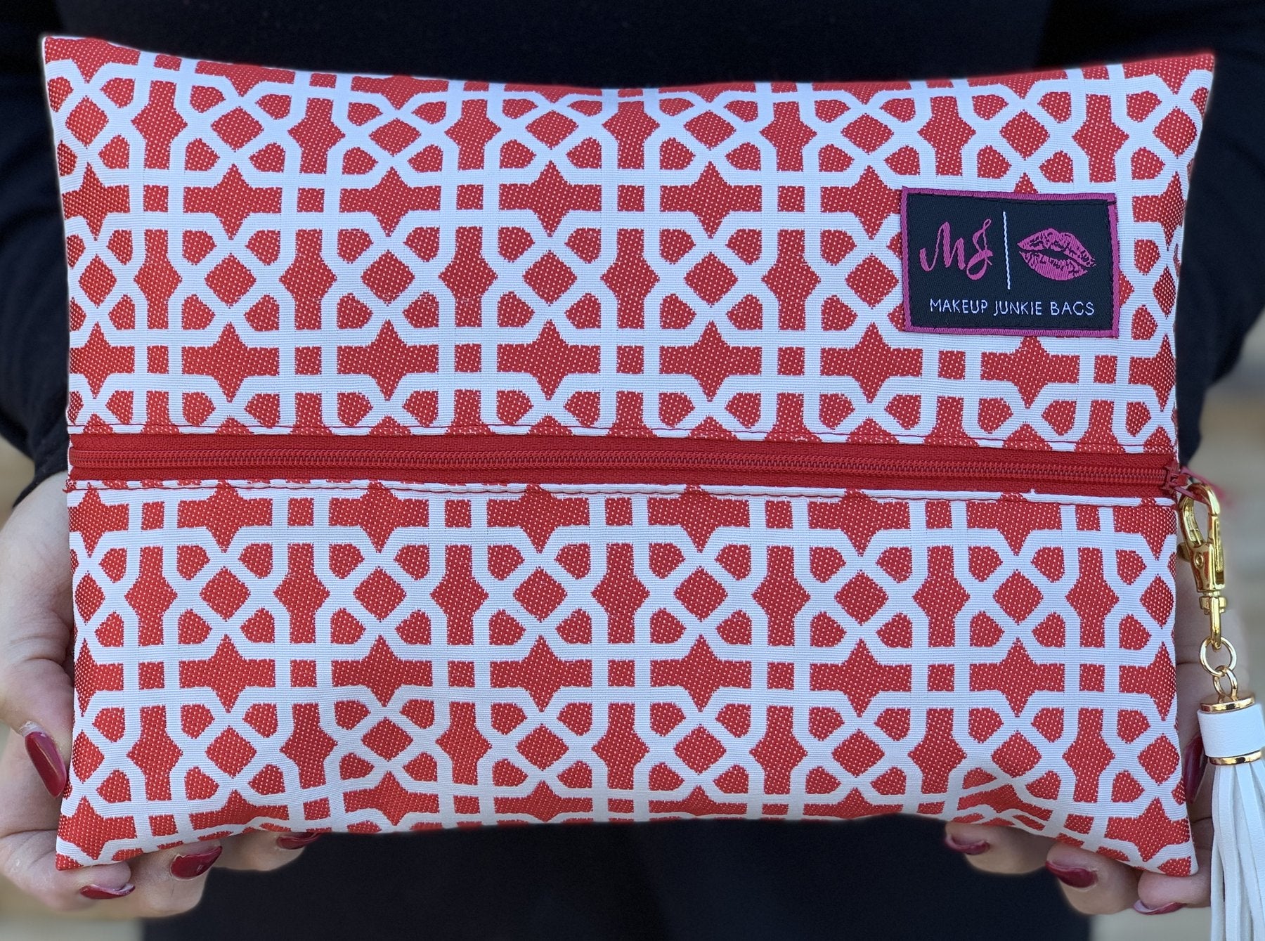 "The Lattice" MakeUp Junkie Bag