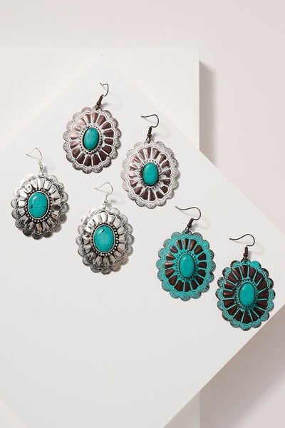 "The Concho" Earring
