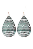 FILIGREE FISH HOOK EARRINGS