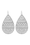 FILIGREE FISH HOOK EARRINGS