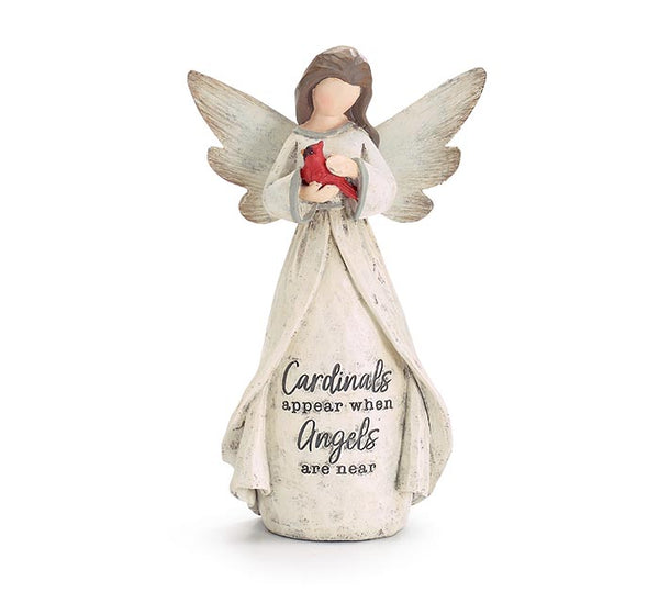 Cardinal Angel Figurine