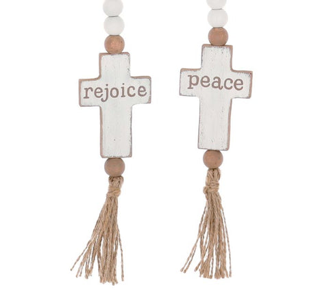 RUSTIC PRAYER BEADS WITH CROSSES