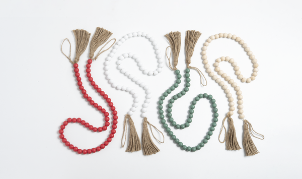 Beaded Garland with Tassel