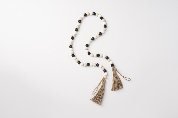 Beaded Garland with Tassel