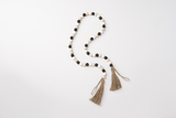Beaded Garland with Tassel
