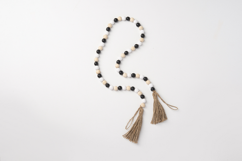 Beaded Garland with Tassel
