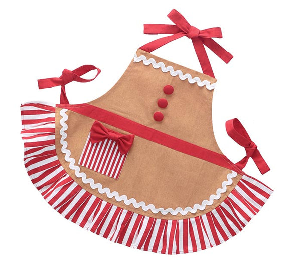 Gingerbread Apron - Youth
